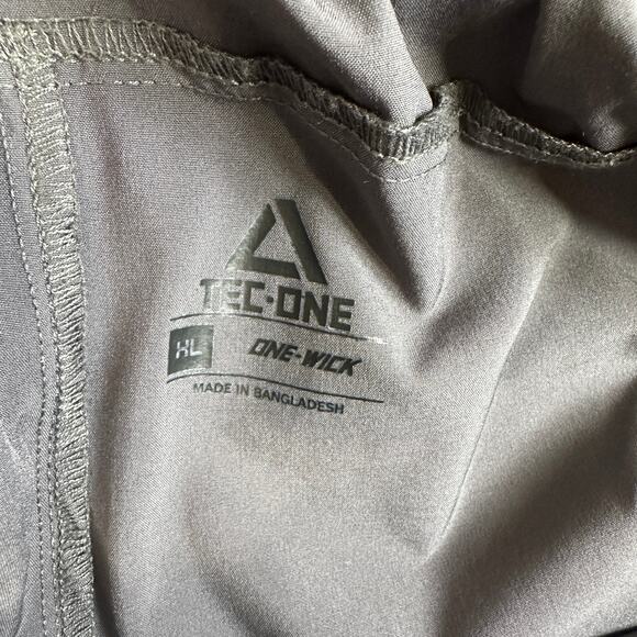 Tec-One Shorts Womens XL Dark Gray Elastic Waist Drawstring Athleisure Athletic - Picture 4 of 6